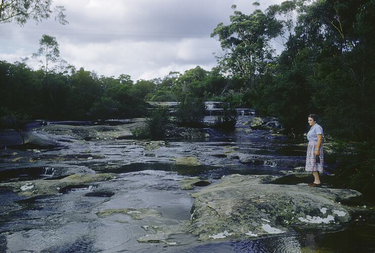 Hope Macpherson Black Standing on a Rock in a River, circa 1968