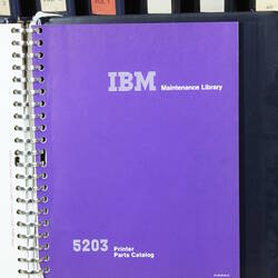 Trolley with Reference Materials - IBM, circa 1972