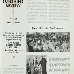 Magazine - Sunshine Review, No 24, Jul 1954