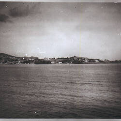 Negative - View of Coast from the MV Fairsea, 1957