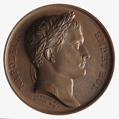 Medal - Deliverance of Danzig, Napoleon Bonaparte (Emperor Napoleon I), France, 1807