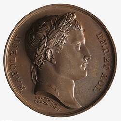 Medal - Deliverance of Danzig, Napoleon Bonaparte (Emperor Napoleon I), France, 1807