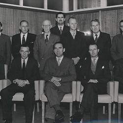 Photograph - Kodak Australasia Pty Ltd, Group Management Staff Portrait, Kodak Factory, Abbotsford, Victoria, 1954