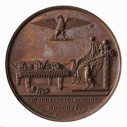 Medal - Sovereignties Granted, Napoleon Bonaparte (Emperor Napoleon I), France, 1806