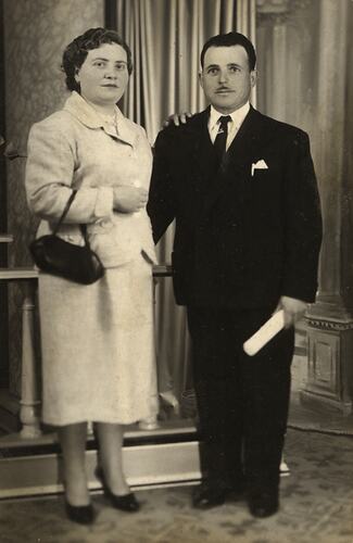 Gesualda & Salvatore Mazzarino, Italy, circa 1947
