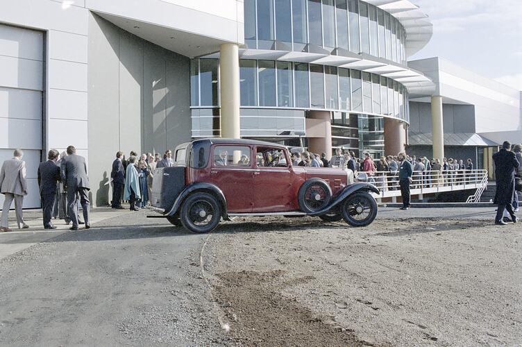 Vehicle at the Handing Over the Key Ceremony, Scienceworks, Spotswood, Victoria, 17 May 1991