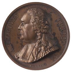 Medal - Anne Robert Jacques Turgot, France, 1821