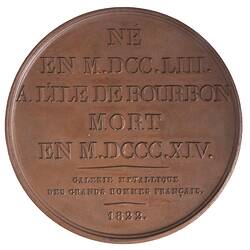 Medal - Evariste Parny, France, 1822