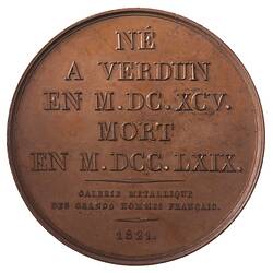 Medal - Francois de Chevert, France, 1821