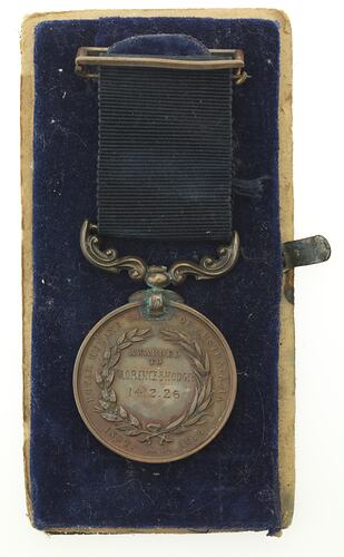 Medal - Royal Humane Society, Florence E. Hodges, Boxed, 1926