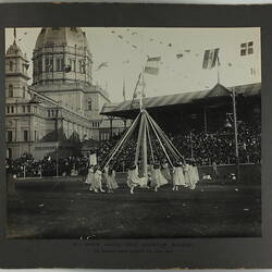Photograph - Federation Celebrations, 'State School Fete, Exhibition Building',  Melbourne, 11 May1901