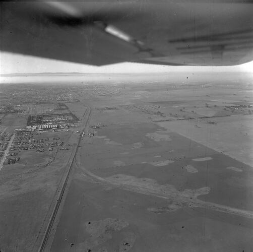 Negative - Aerial View of Deer Park, Victoria, Jul 1966