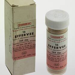 Penicillin Bottle - Effervee, 125mg, 1966