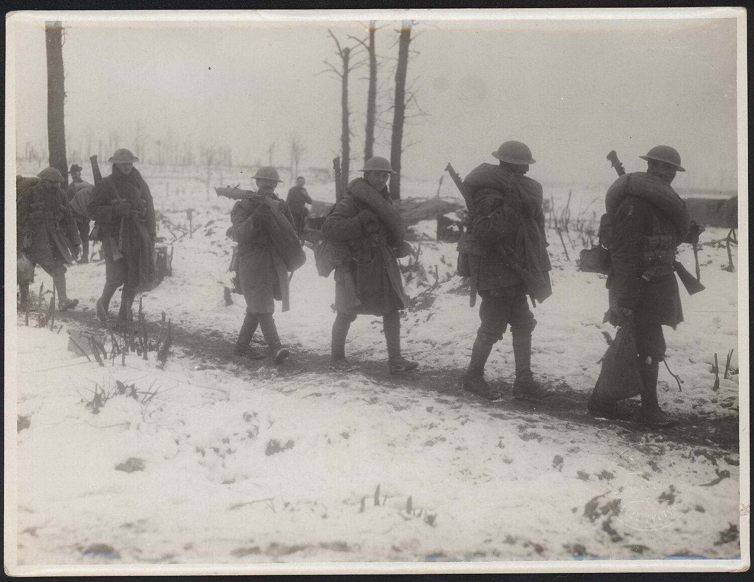 Photograph - 'Australians on the Way to the Trenches', Longueval ...