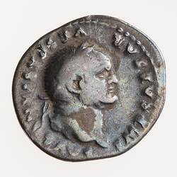 Coin - Denarius, Emperor Vespasian, Ancient Roman Empire, 76 AD