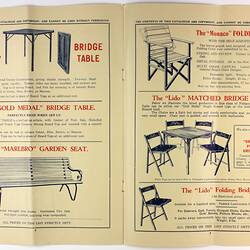 Catalogue - The Gair Manufacturing Co., Folding Furniture, 1936