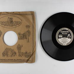 Disc Recording - Edison, Double-Sided, 'Quintette in E Flat Major, Part 3' and 'Quintette in E Flat Major, Part 4', 1927-1929