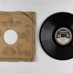 Disc Recording - Edison, Double-Sided, 'John Anderson, My Jo' & 'We'd Better Bide a Wee', 1919-1929