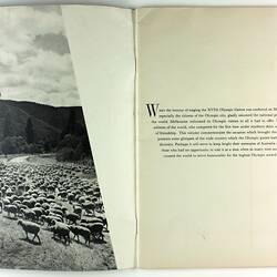 Booklet - 'Australia, Your Host XVIth Olympiad', Herald Gravure Printers, Melbourne, 1956