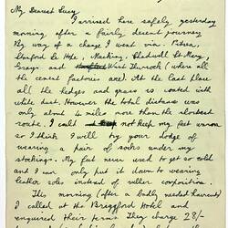 Letter & Envelope - Stanley Hathaway, Dagenham, London To Lucy Simmons, Thundersey, Essex, 11 Jun 1938