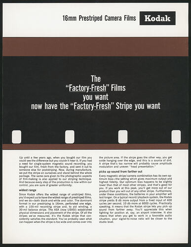Flyer with graphic picture and printed text.