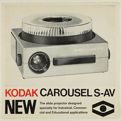 Publicity Leaflet - Kodak AG, 'New Kodak Carousel S-AV', Stuttgart, Germany, 1967