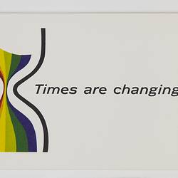 Invitation - Kodak Australasia Pty Ltd, 'Times Are Changing', 1966