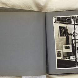 Double page spread from a photograph album.