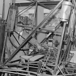 Copy Negative - Dismantling of the Duigan Aircraft, Institute of Applied Science, Melbourne, Jan 1970