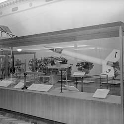Negative - Rocket Display, Science Museum, Melbourne, circa 1970s