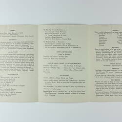 Booklet - 'Naples',  Orient Line, 1955