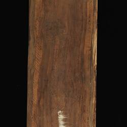 Timber Sample - Musk Daisy-bush, Olearia argophylla, Victoria, 1885 (Reverse)