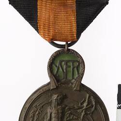 Medal - Ijzer (Yser) Medal, Belgium, 1918