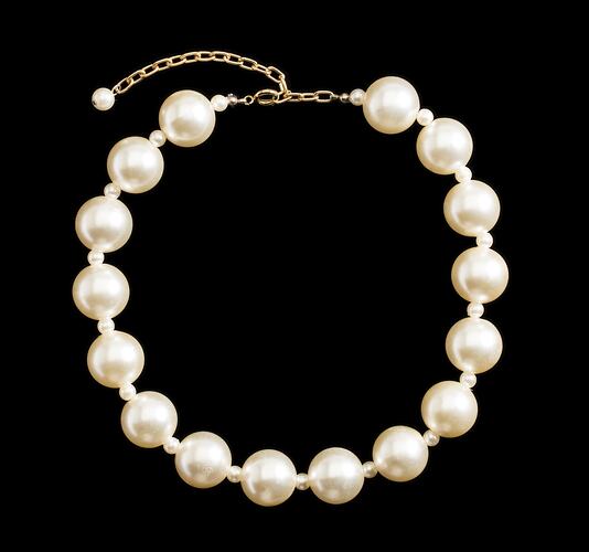 Necklace - Large Pearl Beads, Bernice Kopple, circa 1960s-1970s