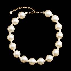 Necklace - Large Pearl Beads, Bernice Kopple, circa 1960s-1970s
