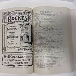 HT 48893, Catalogue - Official Souvenir, 'First Australian Exhibition of Women's Work', Exhibition Building, Melbourne, 23 Oct - 30 Nov 1907 (ROYAL EXHIBITION BUILDING)
