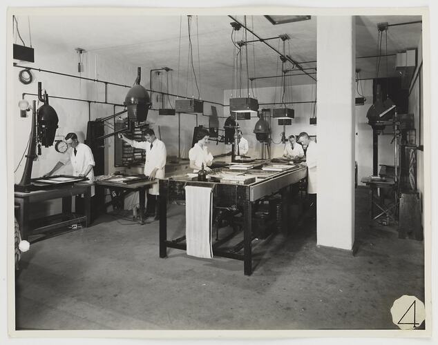 Kodak Australasia Pty Ltd, Enlarging Section, Abbotsford, circa 1940s