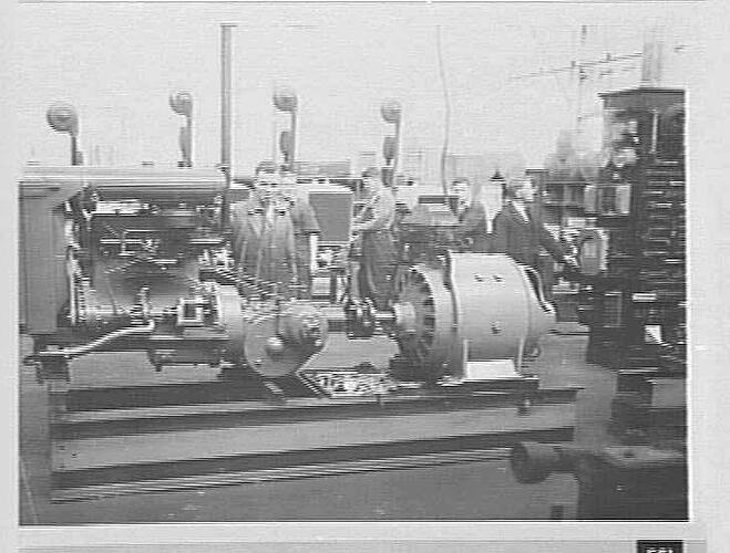 ENGINE TEST BED: FEB. 1940