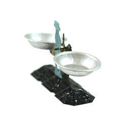 Toy metal scales.