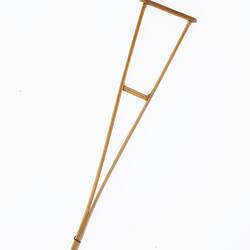 Miniature Crutch - Wooden, Khao I Dang Refugee Camp, Thailand, 1987 - 1989