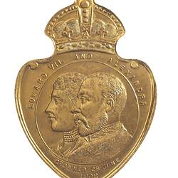 Medal - Coronation of King Edward VII & Queen Alexandra Commemorative, Coonamble, New South Wales, Australia, 1902