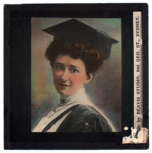 Lantern Slide - Universal Opportunity League, Female Portrait