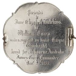 Brooch - Winchester, Silver, 1852