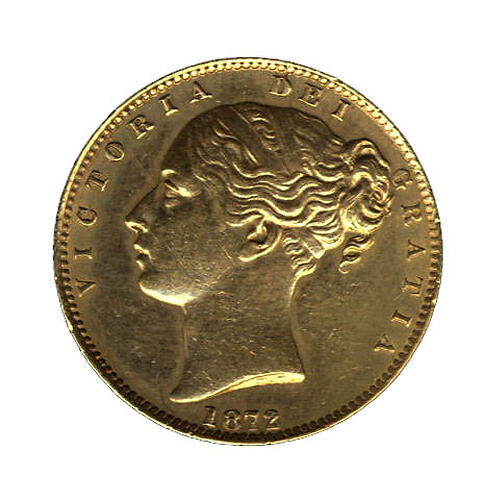 [NU 3177] Sovereign, Australia, 1872 (AD) (COINS)