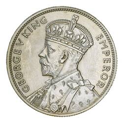 Specimen Coin - Florin (2 Shillings), Centenary of Victoria & Melbourne, Victoria, Australia, 1934-1935