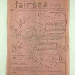 Newsletter - 'The Fairsea News', Halls Family, 18 Mar 1963
