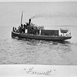 Photograph - 'Farewell', by A.J. Campbell, Phillip Island, Victoria, Nov 1902