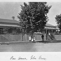 Photograph - 'Our Corner, Elm Grove', by A.J. Campbell, Victoria, circa 1895
