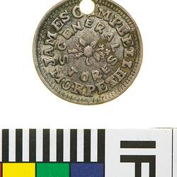 James Campbell Token Threepence