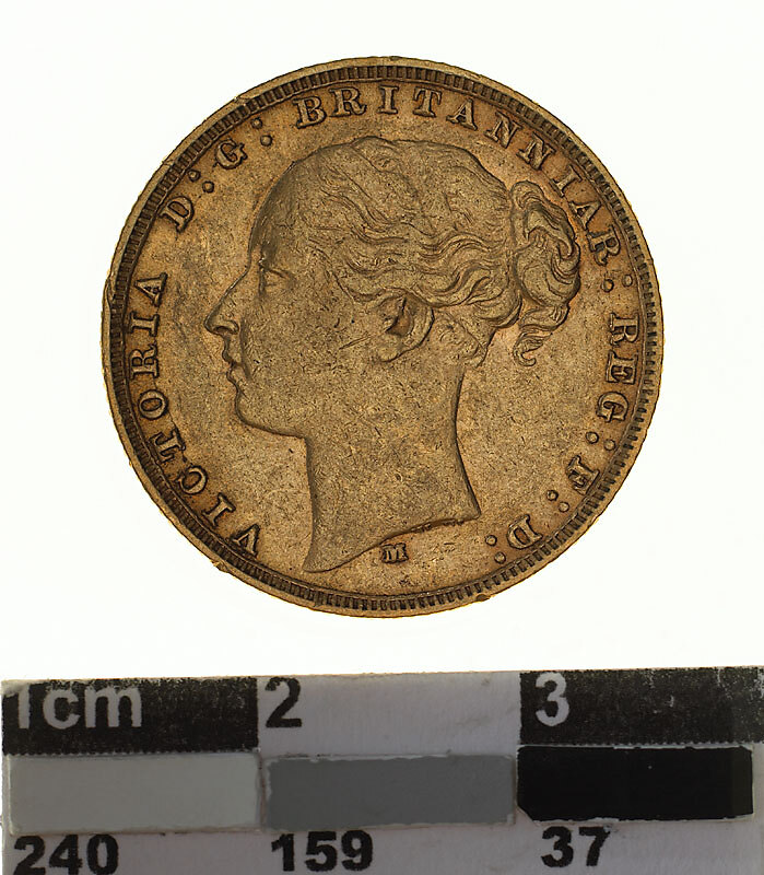 Coin - Sovereign, Victoria, Australia, 1881